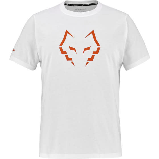 Babolat Cotton Tee Juan Lebron White/White