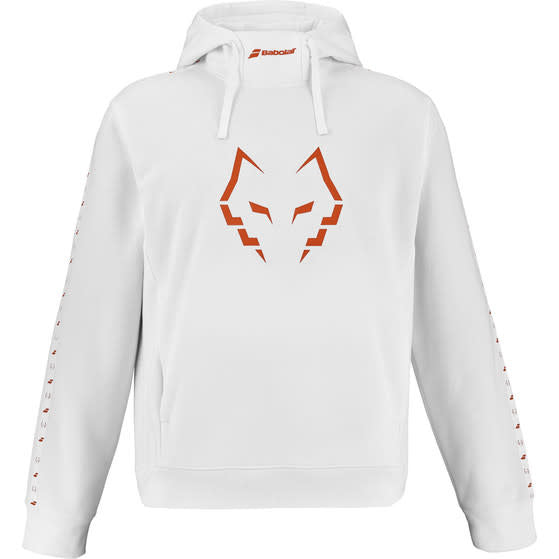 Babolat Hood Sweat Juan Lebron White/White
