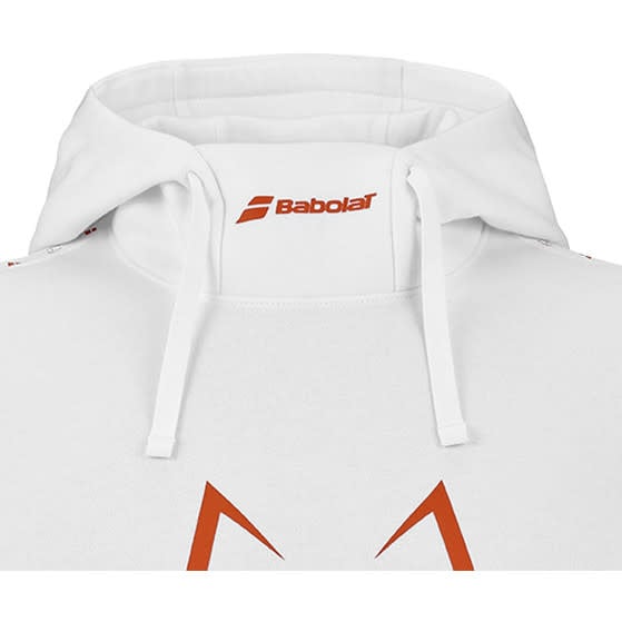 Babolat Hood Sweat Juan Lebron White/White