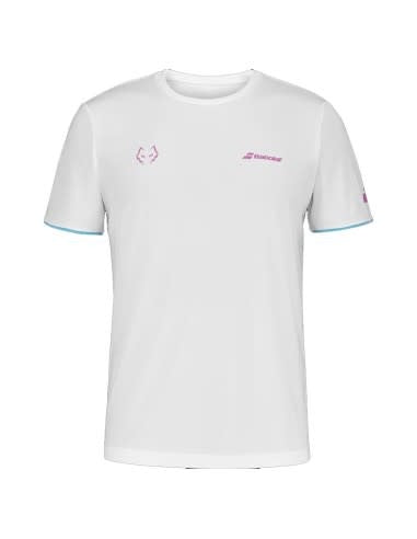Babolat crew neck tee lebron white/white