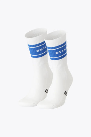 Osaka Colourway Socks Duo Pack White/Danube Blue