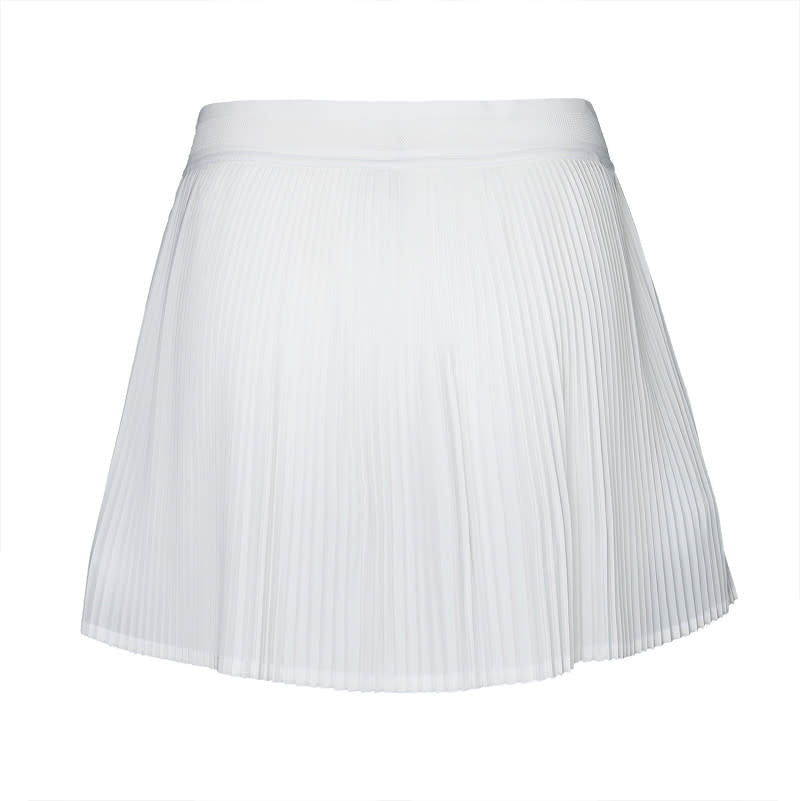 The Indian Maharadja Women Fine Pleated Skirt White