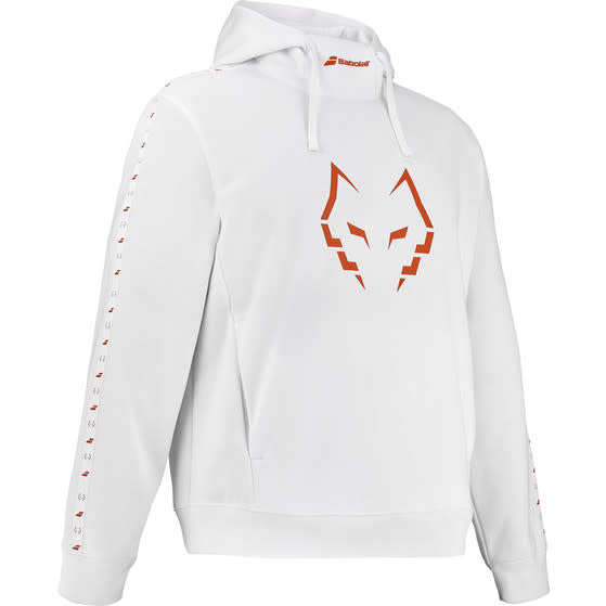 Babolat Hood Sweat Juan Lebron White/White