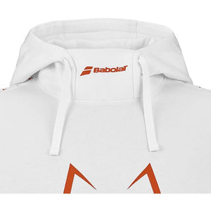 Babolat Hood Sweat Juan Lebron White/White