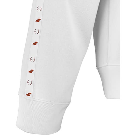 Babolat Hood Sweat Juan Lebron White/White