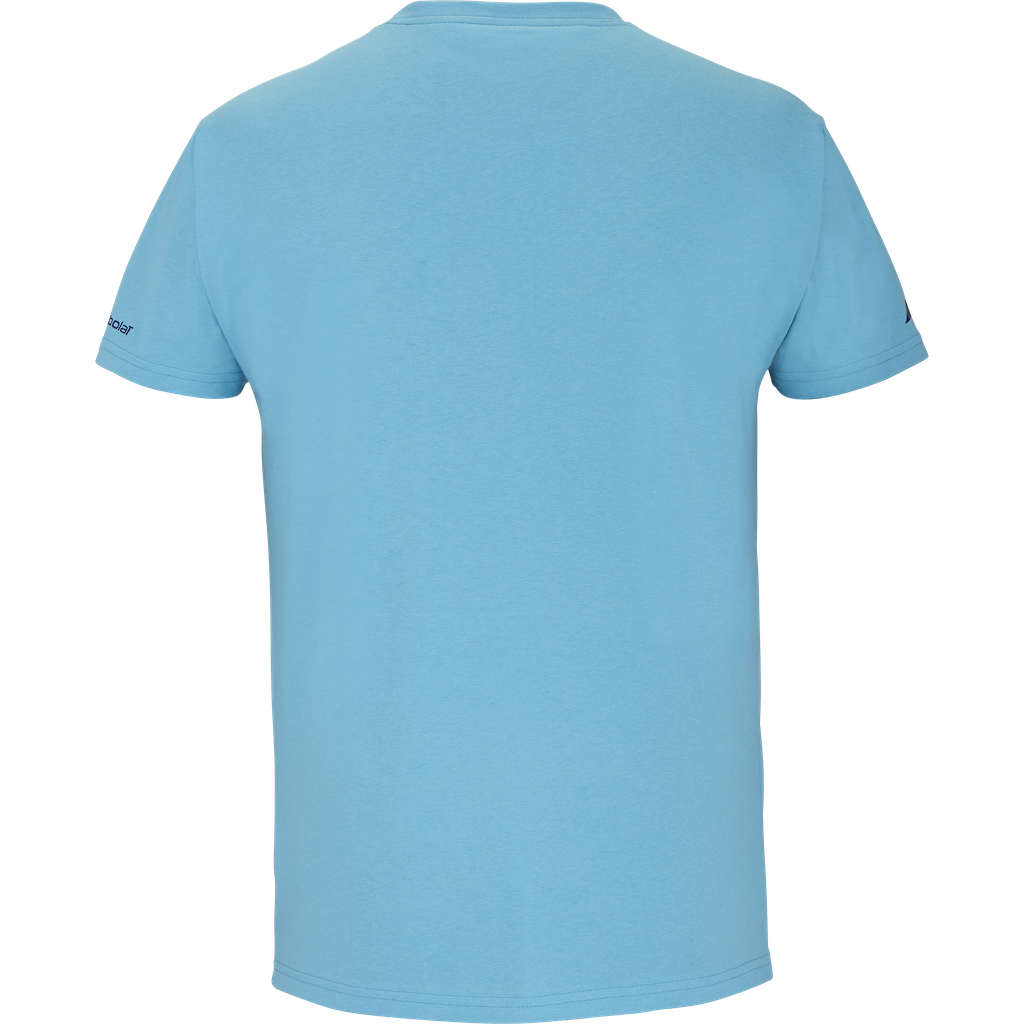 Babolat Cotton Tee Cyan Blue