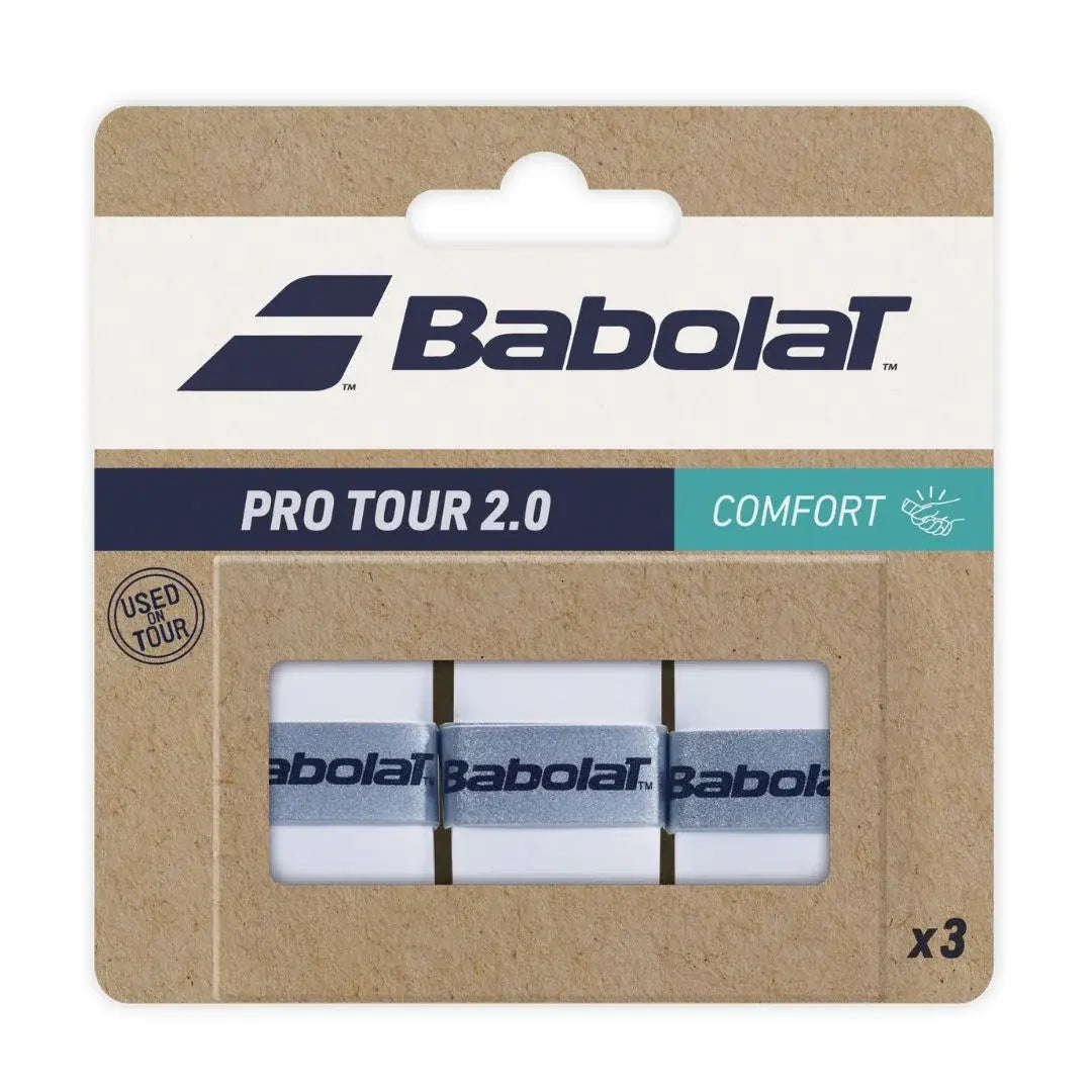 Babolat Pro Tour 2.0 X3 Wit Padel Overgrip