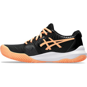 Asics Gel-Challenger 14 Padelschoen Dames Black/Bright Sunstone
