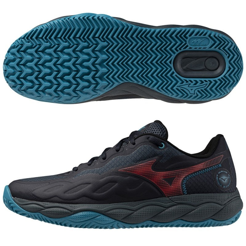 Mizuno Wave Enforce Court Padelschoen Zwart