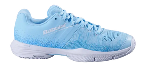 Babolat Padel Schoenen Sensa Women Sky Blue/Tigerlily
