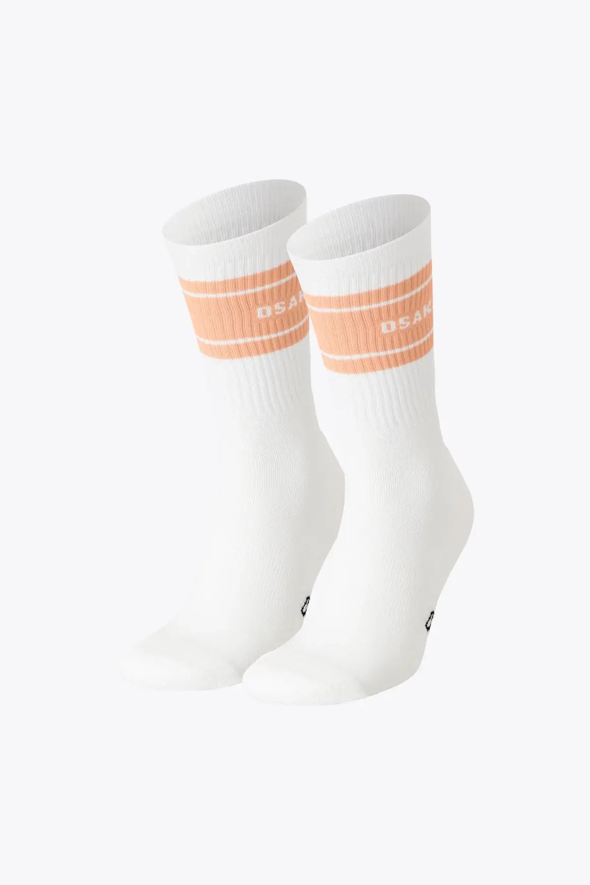 Osaka Colourway Socks Duo Pack White/Peach