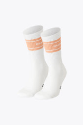 Osaka Colourway Socks Duo Pack White/Peach