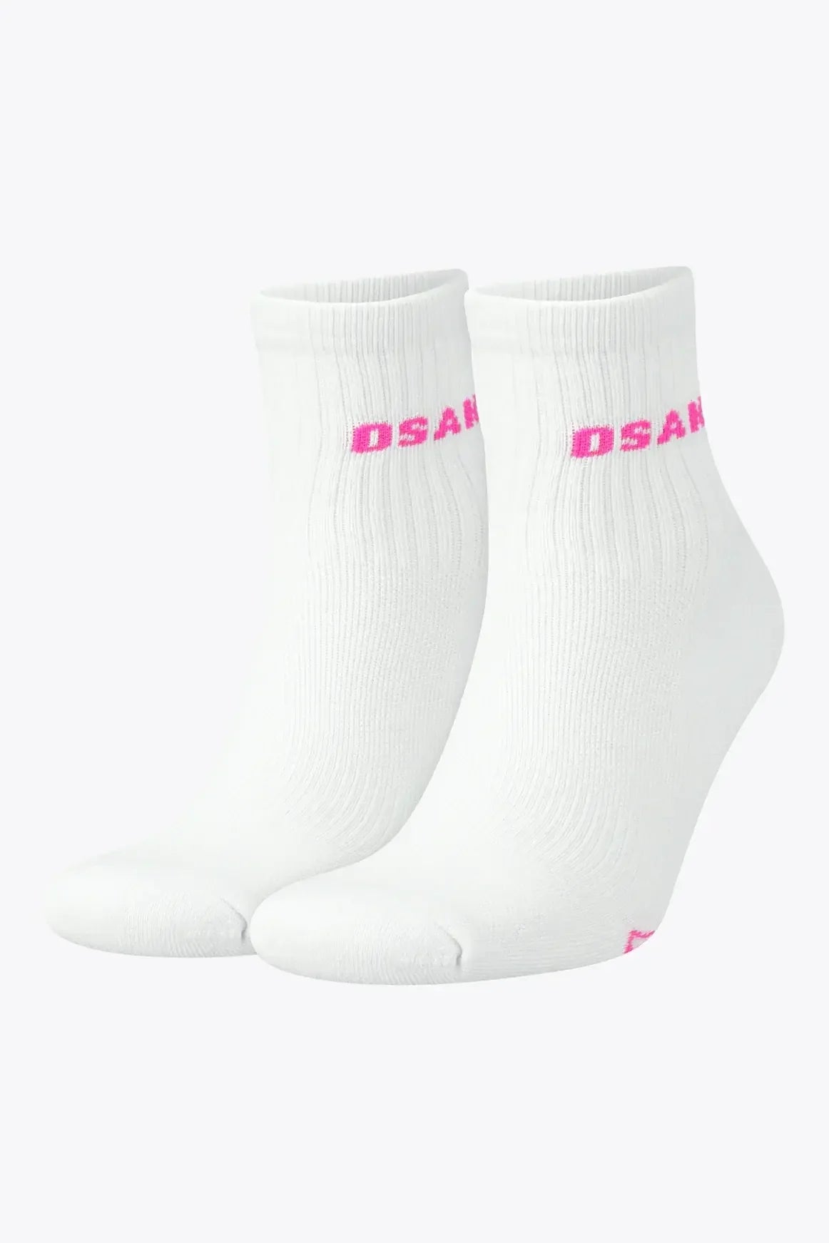 Osaka Duo Pack Sport Socks Short White Pink