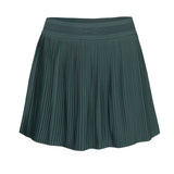 The Indian Maharadja Women Fine Pleated Skirt Hunter Green