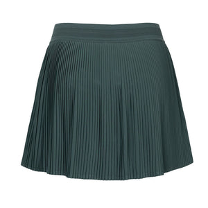 The Indian Maharadja Women Fine Pleated Skirt Hunter Green
