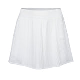 The Indian Maharadja Women Fine Pleated Skirt White