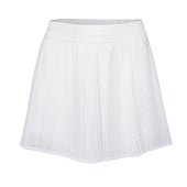 The Indian Maharadja Women Fine Pleated Skirt White