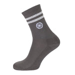 The Indian Maharadja Striped Crew Sock Walnut