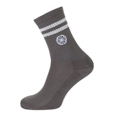 The Indian Maharadja Striped Crew Sock Walnut