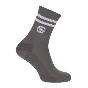 The Indian Maharadja Striped Crew Sock Walnut