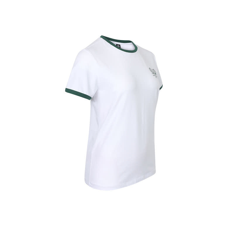 The Indian Maharadja Women Court Cotton Tee Bright White