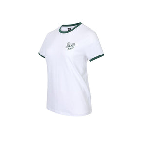 The Indian Maharadja Women Court Cotton Tee Bright White